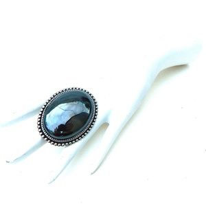 GASOLINE GLAMOUR HEMATITE RING